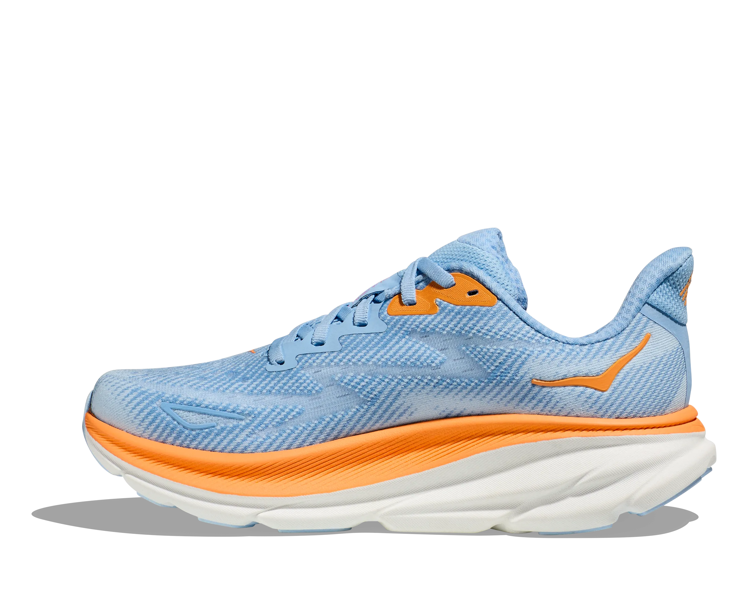 Women's Hoka Clifton 9 Color: Airy Blue/Ice Water (WIDE WIDTH)