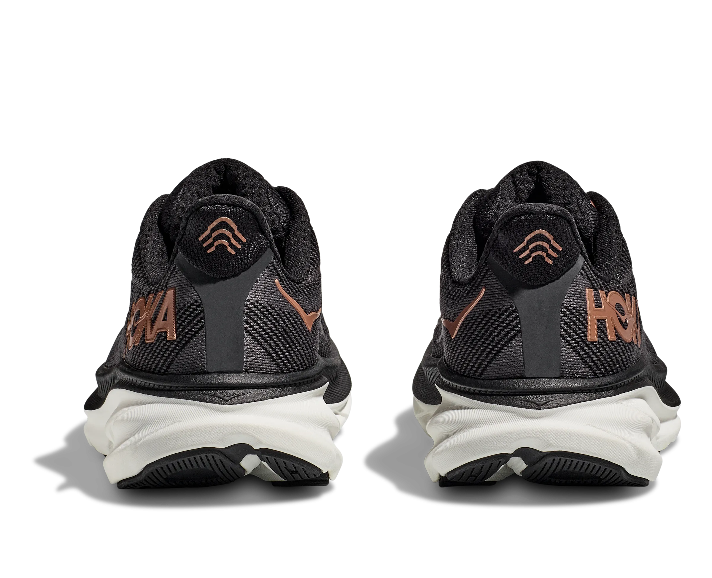 Women's Hoka Clifton 9 Color: Black/Copper