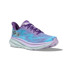 Women's Hoka Clifton 9 Color: Chalk Violet/Pastel Lilac