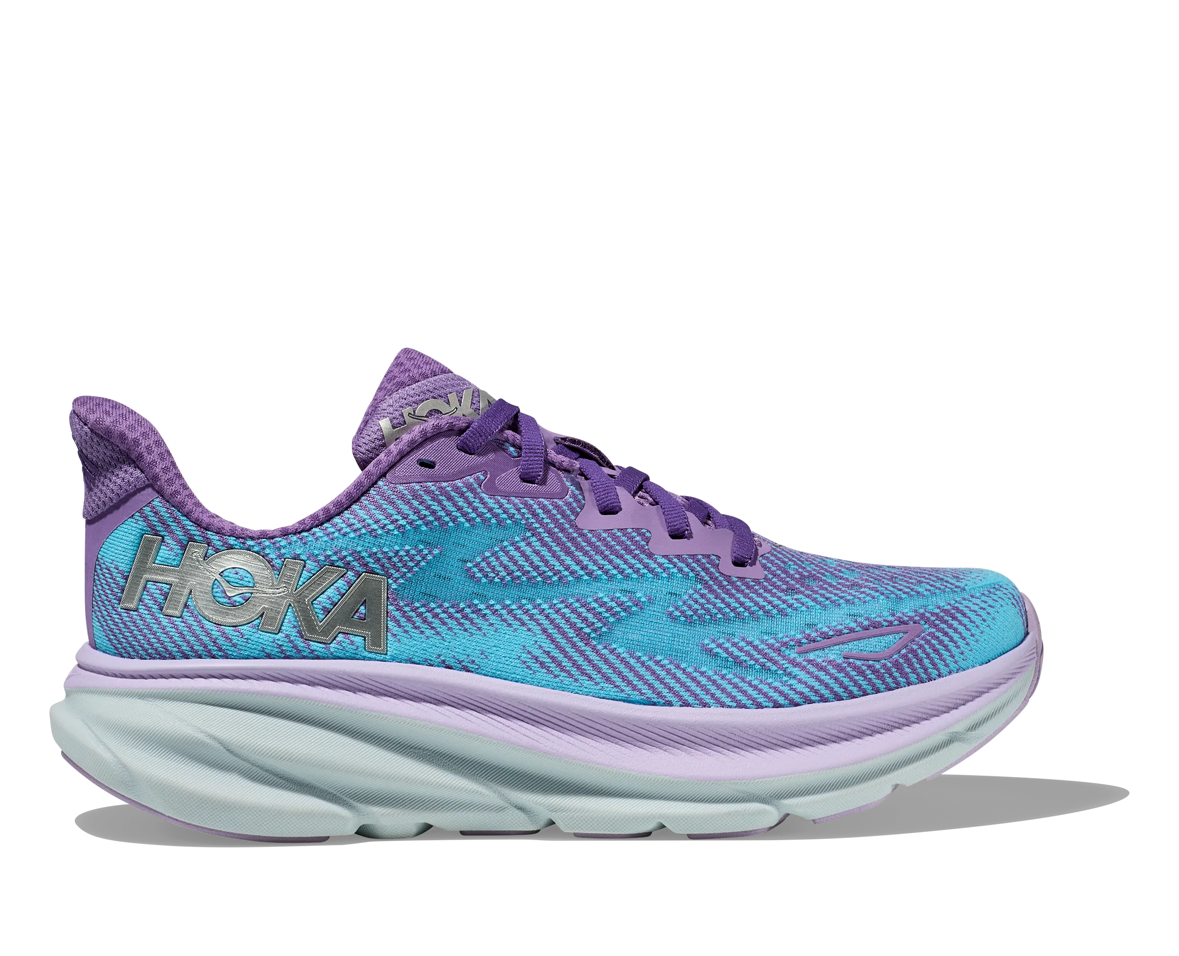 Women's Hoka Clifton 9 Color: Chalk Violet/Pastel Lilac