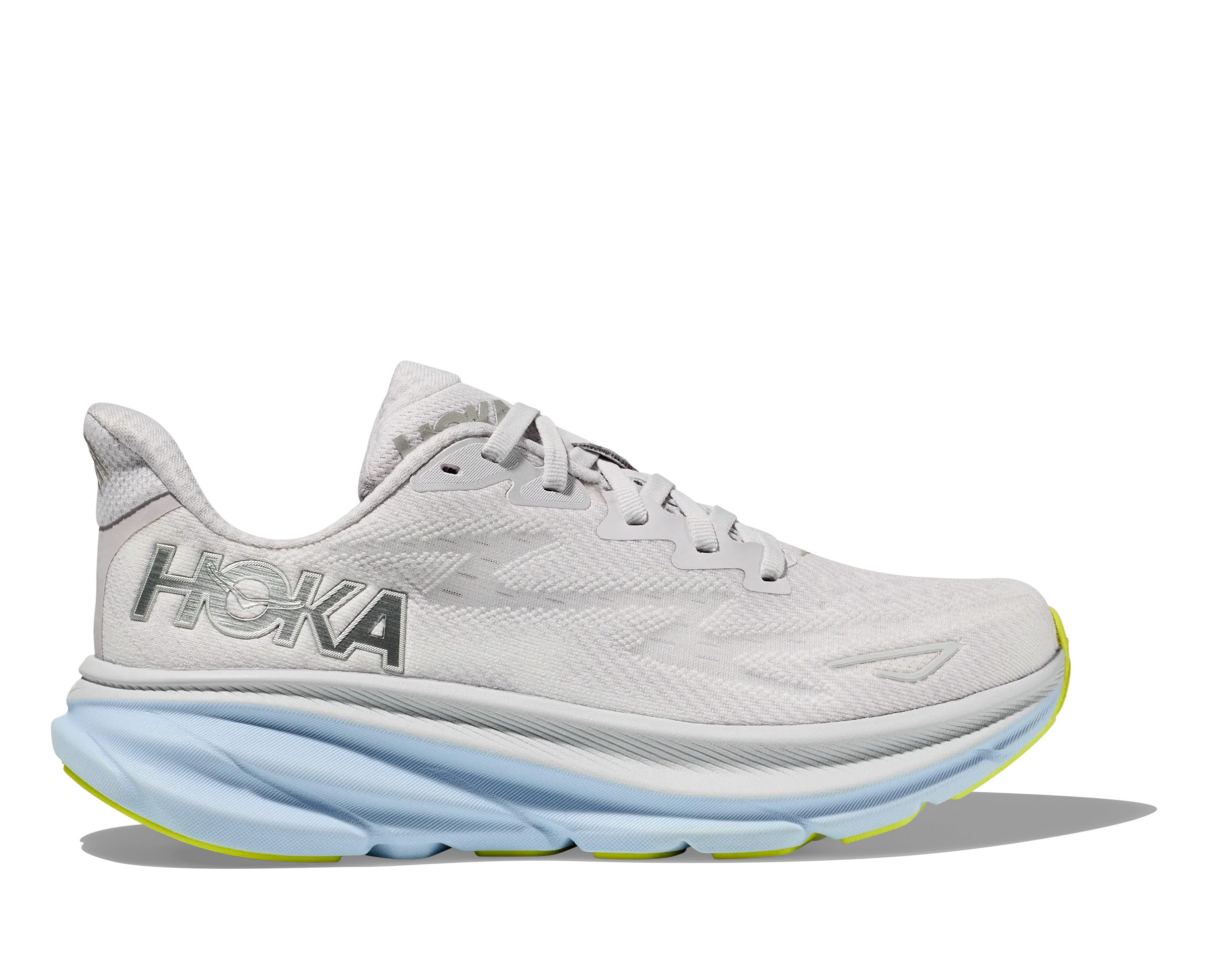 Women's Hoka Clifton 9 Color: Nimbus Cloud/Ice Water (WIDE WIDTH)