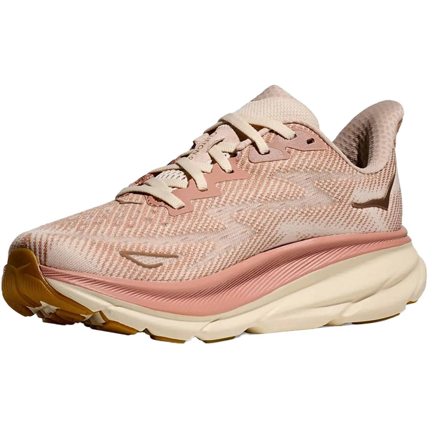 Women's Hoka Clifton 9 Sandstone/Cream Mesh