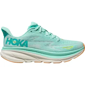 Women's Hoka Clifton 9 Seafoam/Aqua Breeze Mesh