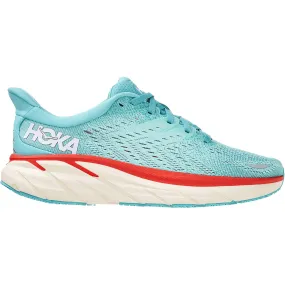 Women's Hoka One One Clifton 8 Aquarelle/Eggshell Blue Mesh