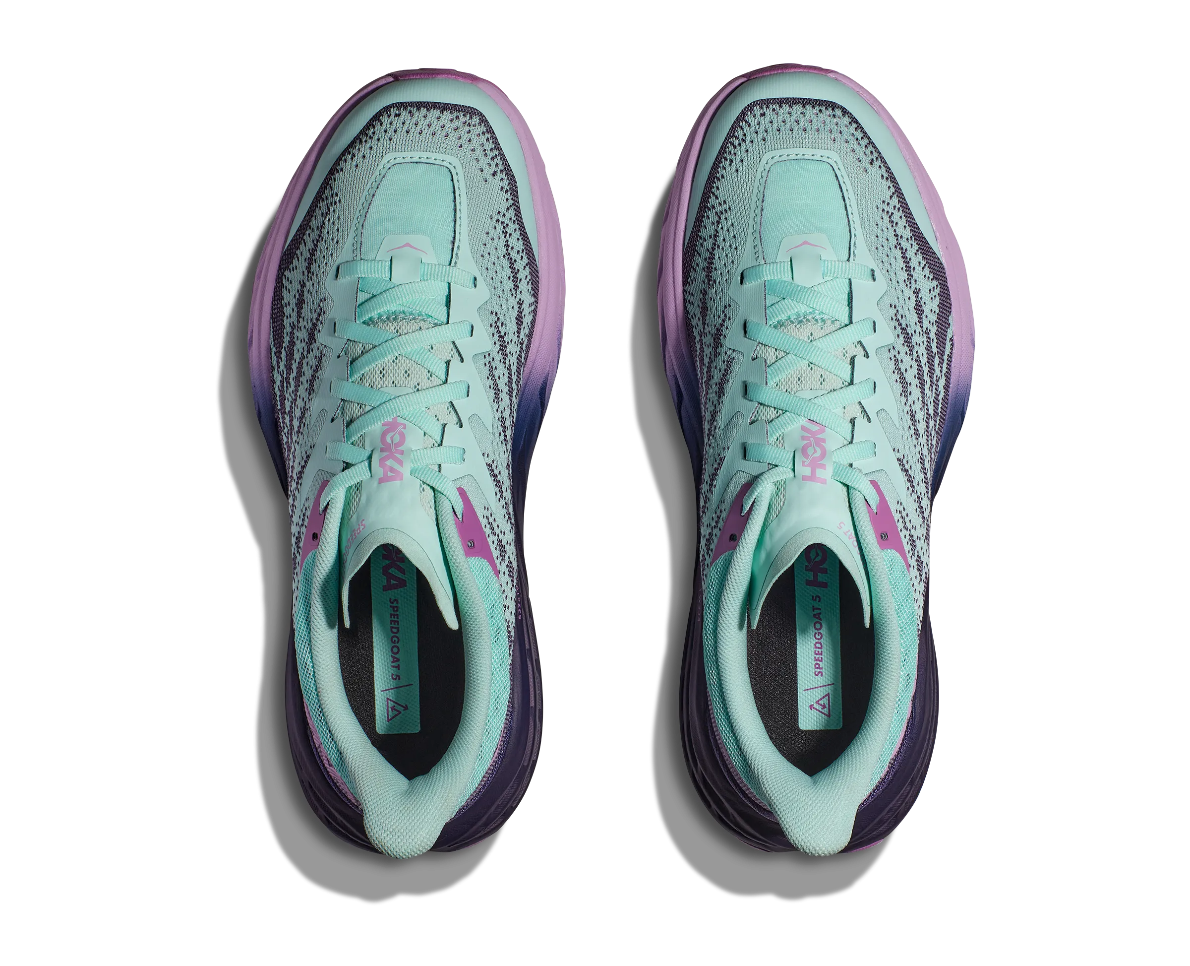 Women's Hoka Speedgoat 5 Color: Sunlit Ocean / Night Sky