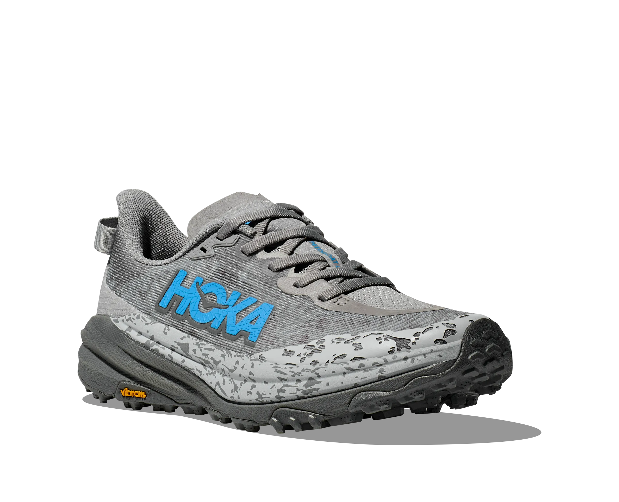 Women's Hoka Speedgoat 6 Color: Stellar Grey/ Asteroid (WIDE WIDTH)