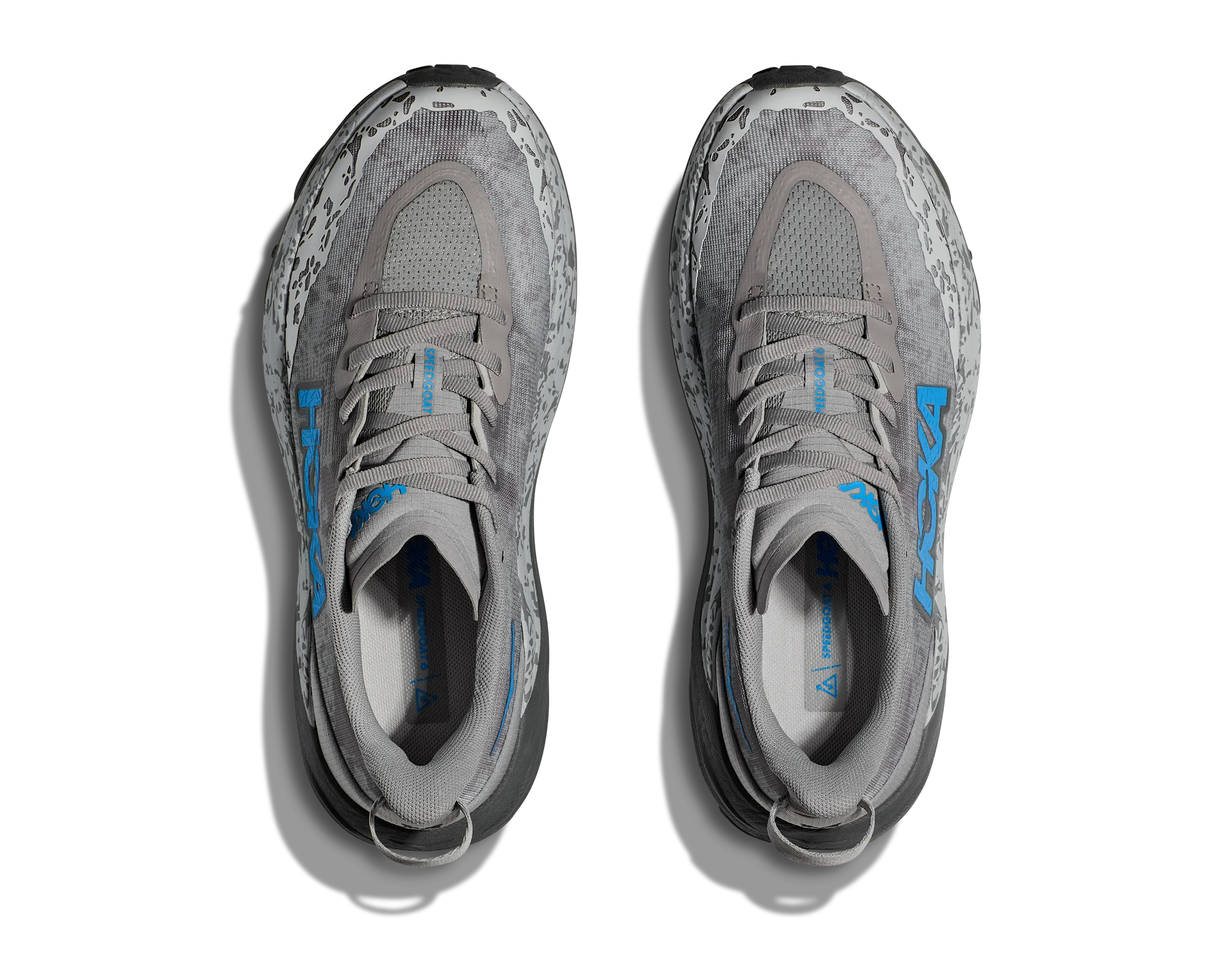 Women's Hoka Speedgoat 6 Color: Stellar Grey/ Asteroid (WIDE WIDTH)