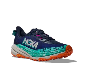 Women's Hoka Speedgoat 6 Color: Varsity Navy/ Meteor