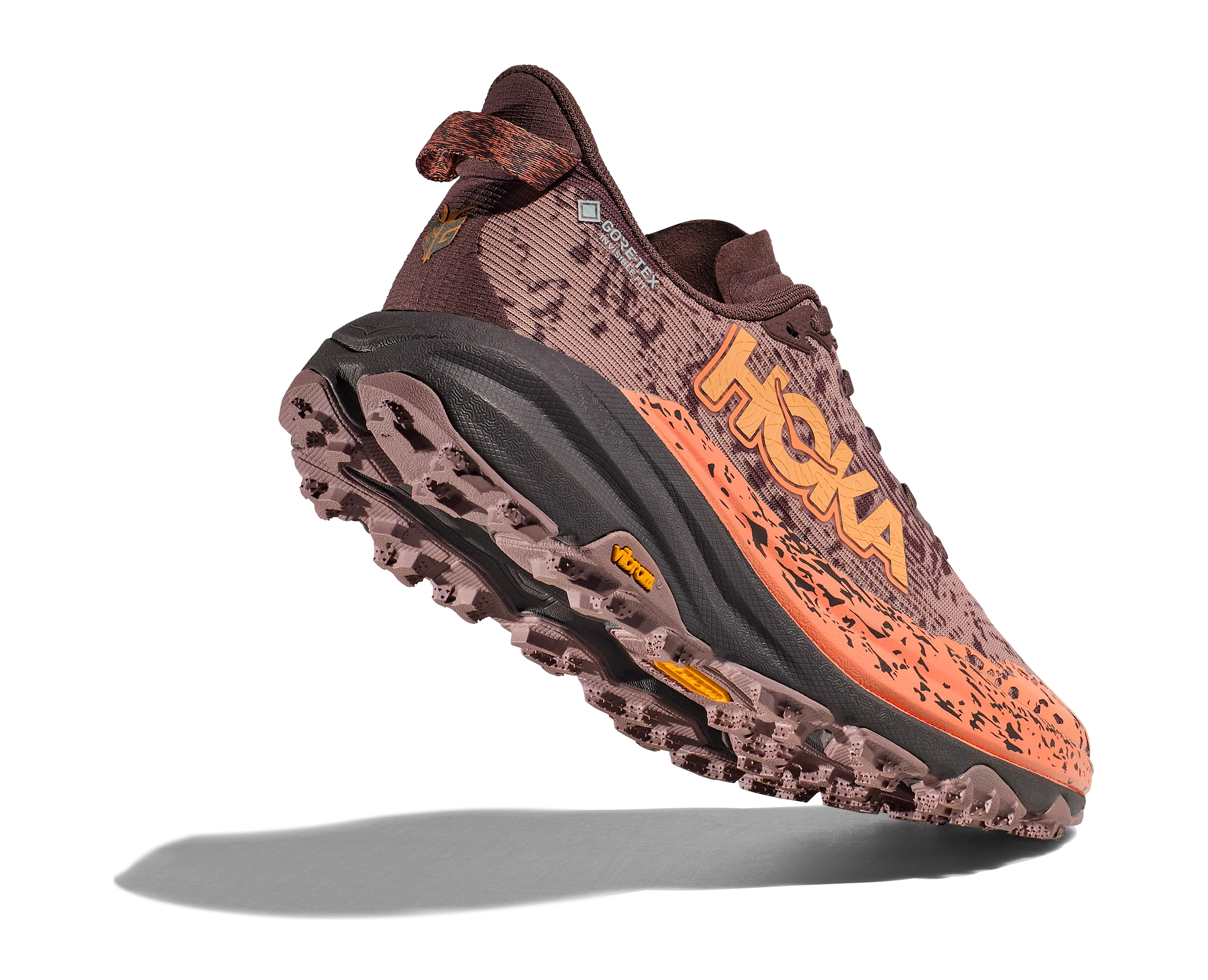 Women's Hoka Speedgoat 6 GTX Color: Smoky Quartz / Quartzite