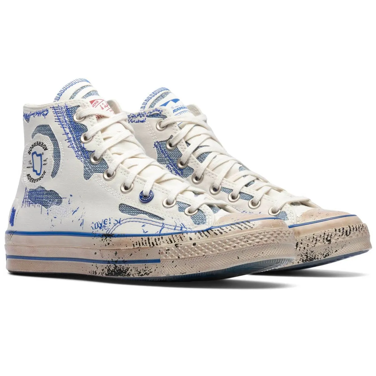 X ADER ERROR CHUCK 70 HI WHITE/BLUE | Bodega