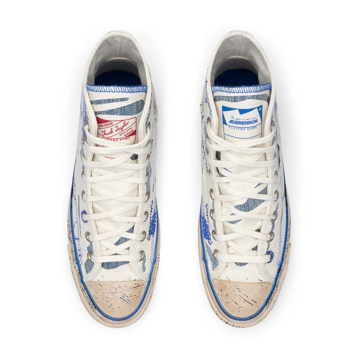 X ADER ERROR CHUCK 70 HI WHITE/BLUE | Bodega