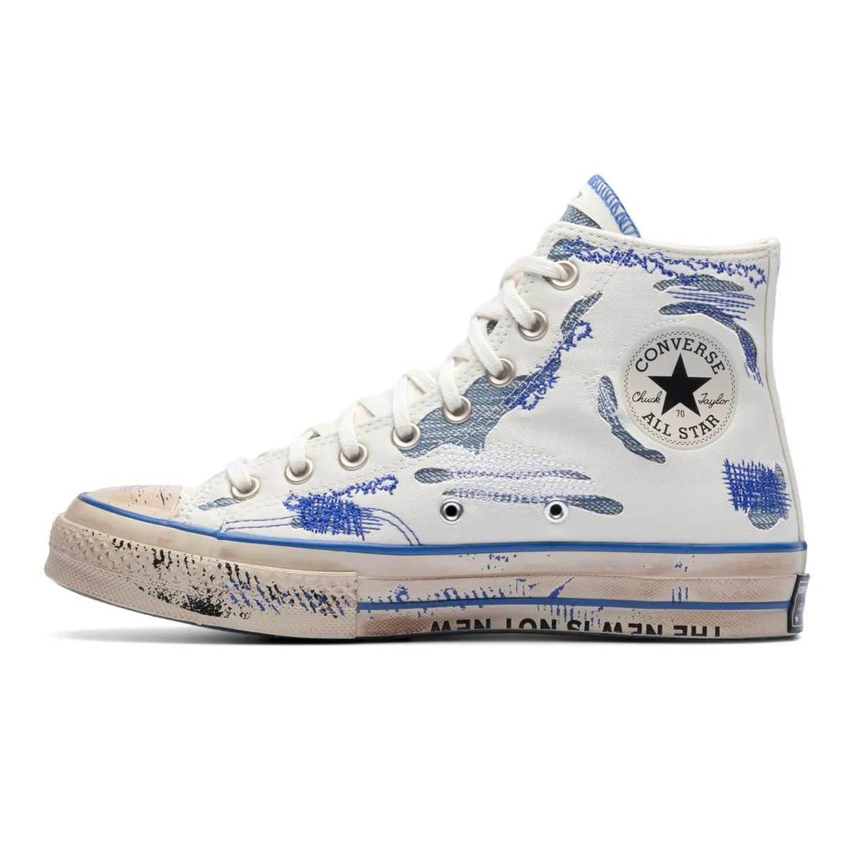 X ADER ERROR CHUCK 70 HI WHITE/BLUE | Bodega